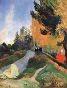 Paul Gauguin The Alysamps oil painting on canvas